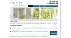 Desktop Screenshot of carolscurtainsandblinds.co.uk